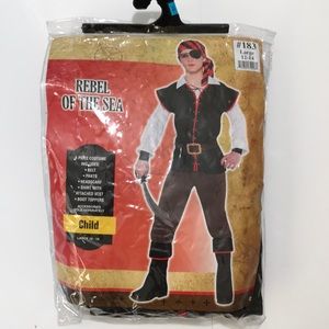 HALLOWEEN 🎃 Boy’s Sz 12-14 Pirate 🏴‍☠️ Costume
